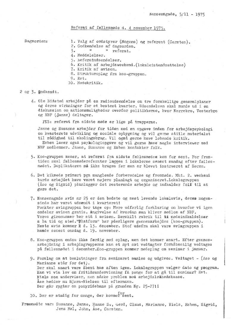 Fællemøde 4.11.75