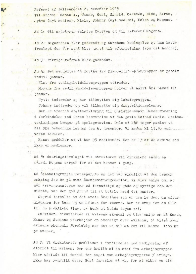 Fællesmøde 2.12.75