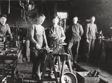Smedje, 1912. Ukendt fotograf