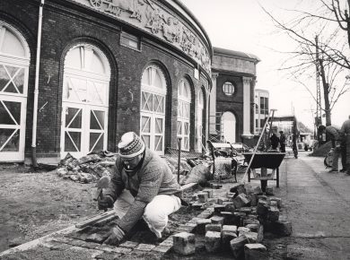 Brolægger, 1984 – Foto: Finn Svensson