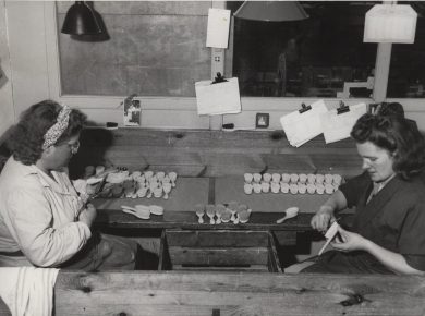 Børstemagere 1943 – Ukendt fotograf.