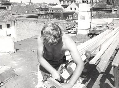 Tømrer, 1980 – Foto: Finn Svensson