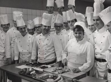Kokkeelever 1966 – Foto: Jørgen Sciøtz