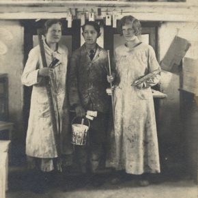 P. Petersens malerværksted i Aarhus, 1920'erne